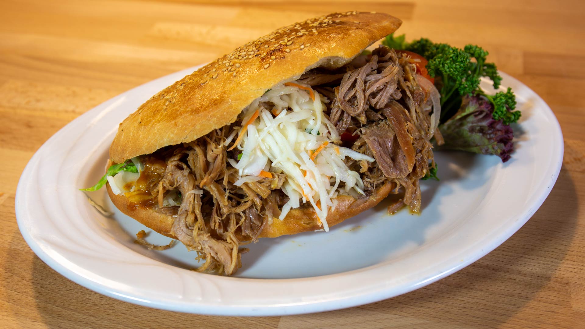 Pulled Pork im Fladenbrot
